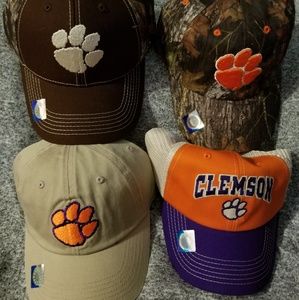 4 Clemson Hats